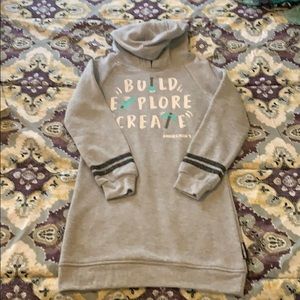 Girls minecraft sweatshirt dress
